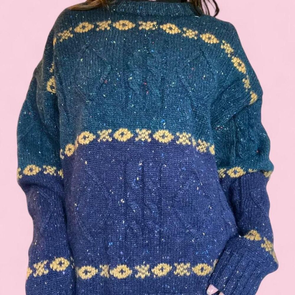 Vintage Eddie Bauer Thick Wool Knitted Sweater